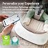 UPPAbaby Mamaroo Smart Swing Customizable Soothing Modes with MotionSync Technology Infant Recline + Bluetooth Enabled Included Newborn Insert Camila (Dark Green Melange)