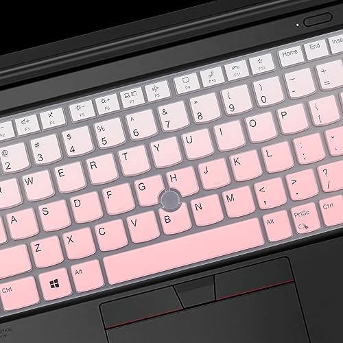 Funda de teclado para ThinkPad E14 Gen 5: protección elegante y ajuste exacto Ombrepink. 4