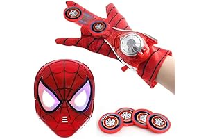 OMGOD Kids Spiderman Mask Superhero Toys Set
