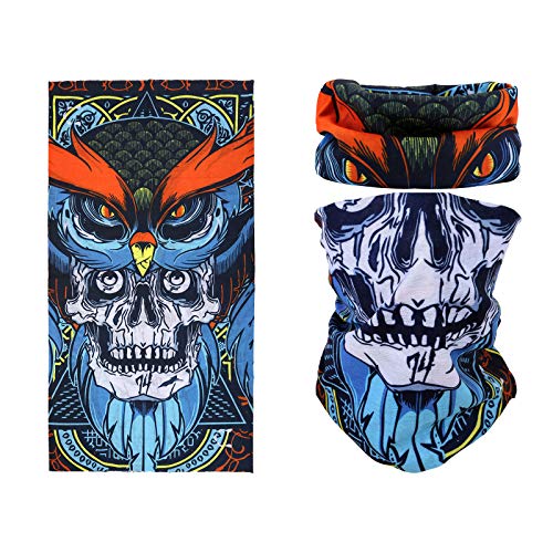 Image of Elastic Headwear Bandana Headband Half Face Mask Scarf Neck UV Sun Protection