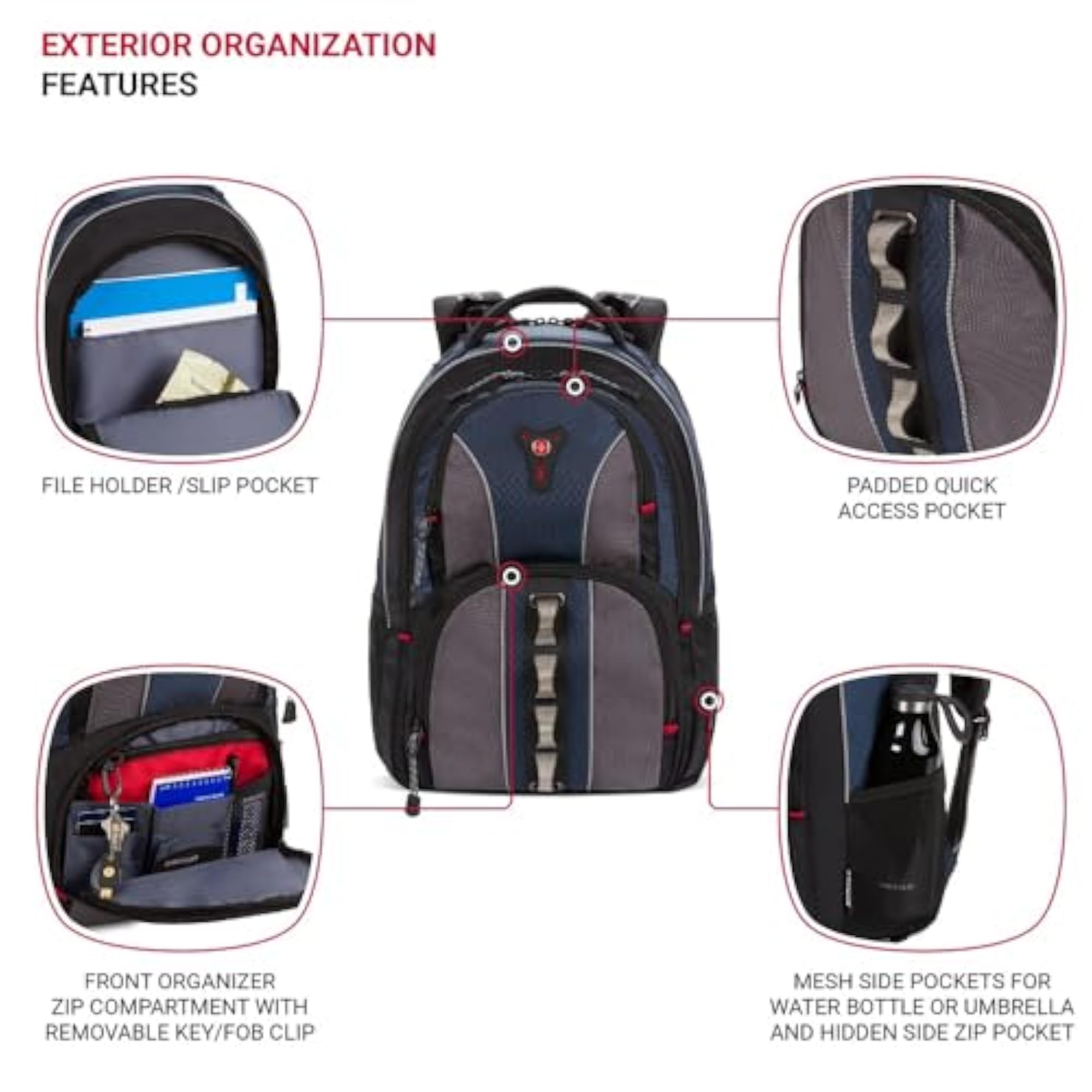Cobalt 16" Notebook Backpack, Stylish and Functional