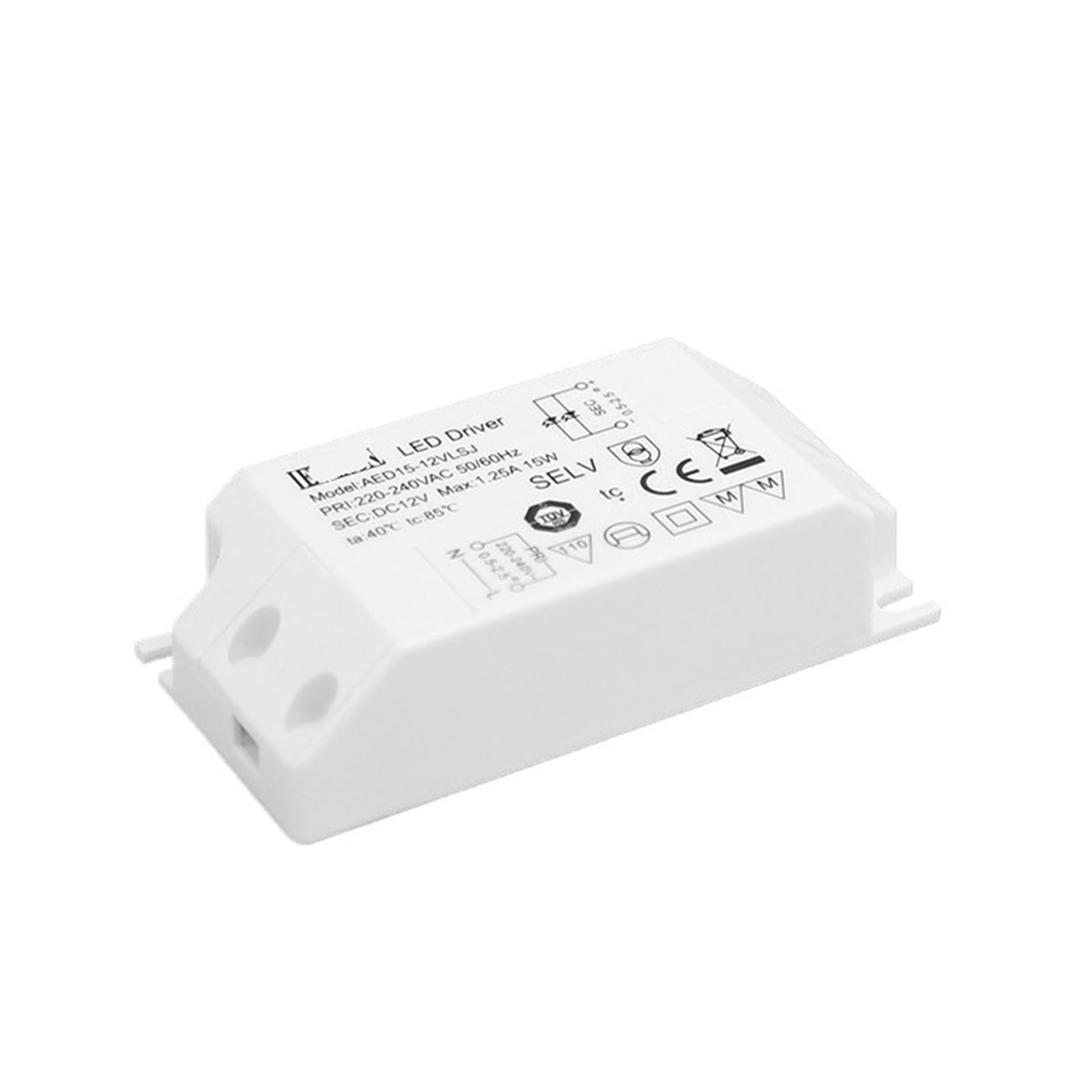 Bande lumineuse LED alimentation 12V tension constante AED15-12VLSJ ruban miroir
