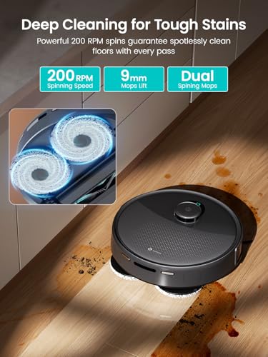 Lefant Robot Vacuum and Mop, 20000 Pa,90-Day Self-Emptying - image 6