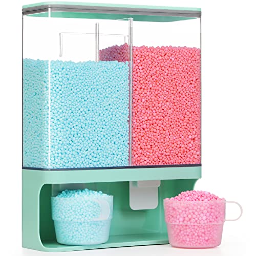 Laundry Detergent Dispenser, Scent Booster Beads Dispenser for Laundry Room Storage, Laundry Detergent Holder with Lids, Rice Dispenser, Container Suitable for Laundry Beads, Oatmeal, Pet Food