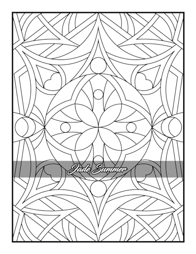 100 Amazing Patterns: An Adult Coloring Book with Fun, Easy, and Relaxing Coloring Pages - Image 86