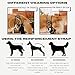 Bark Rx: Dog Knee Brace Hind Leg - Orthopedic Brace for Dogs - Integrated Support Strap for Canine Cruciate Ligament, Luxating Patella, Dislocation Injury - Includes Bandana Collar - Blue & Black (L)