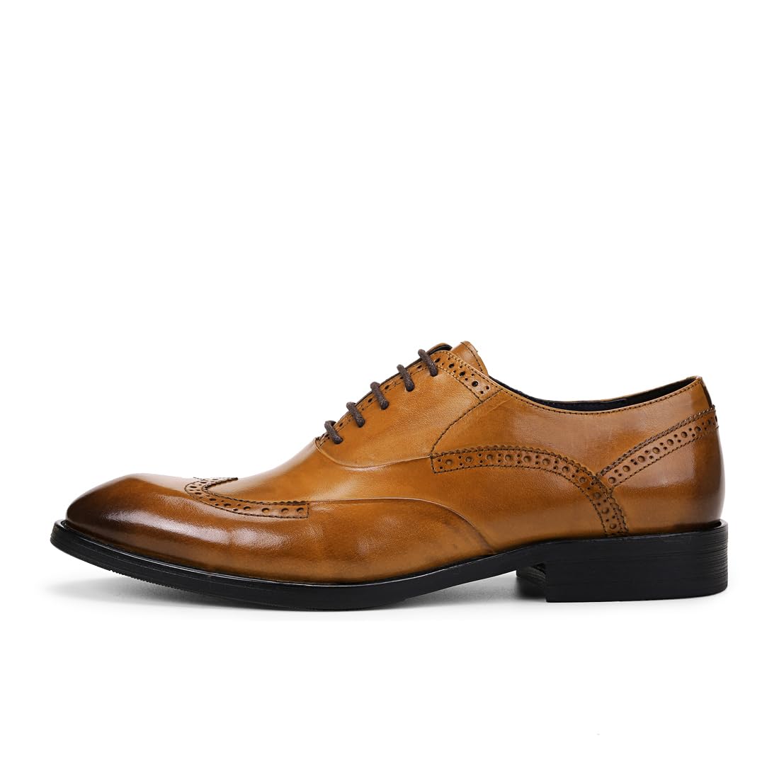 Brogues Oxford Business da Uomo Scarpe Basse Eleganti Formali in Pelle Scarpe Stringate da Abito