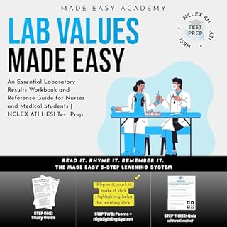 Lab Values Made Easy: An Essential Laboratory Results Workbook and Reference Guide for Nurses and Medical Students | Nclex AT