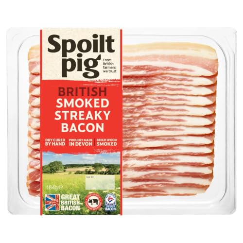 Spoilt Pig Dry Cured Smoked Streaky Bacon 184g
