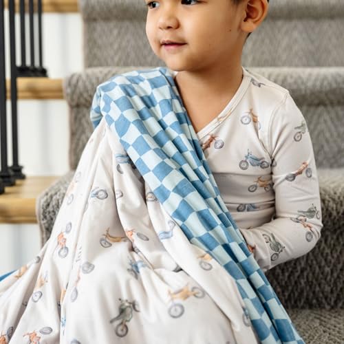 Image of Copper Pearl Jumbo 3-Layer Baby Blanket: Soft Baby Quilts for Boys and Girls | Breathable, Cozy, Toddler Blanket | Baby Quilt for Newborns | 60x72 Premium Material | Ryder