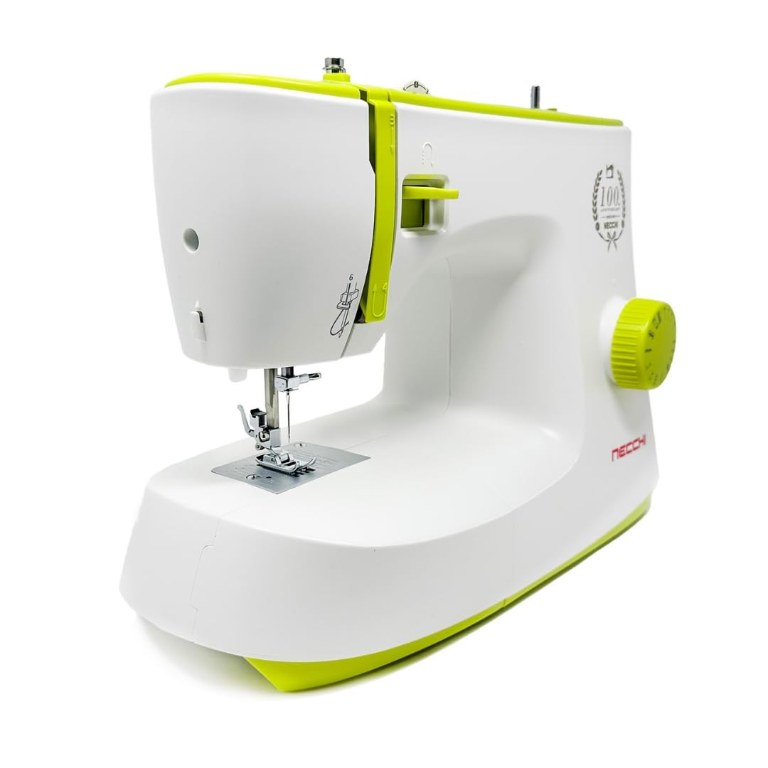 NECCHI K408A - Macchina da cucire design italiano, facile da usare e leggera, ideale per principianti