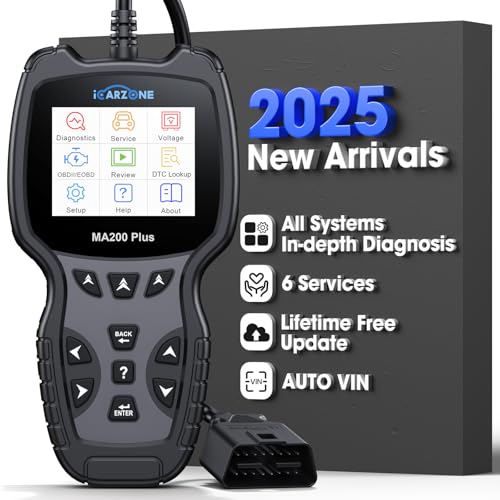 ICARZONE All Systems OBD2 Scanner, MA200 Plus Car Code Reader