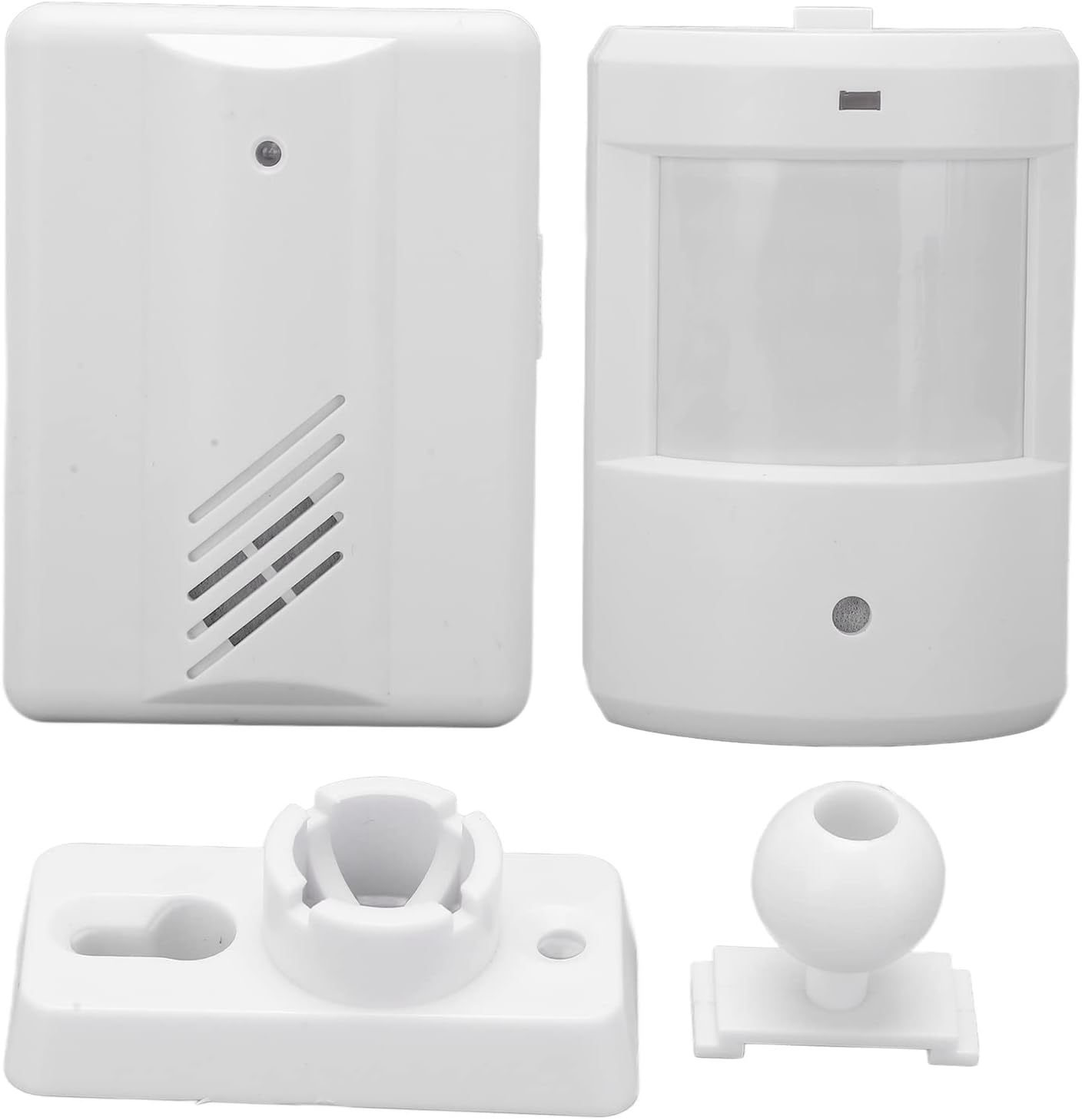 Wi-fi Driveway Alarm Infrared Movement Sensor Safety Alert System with Doorbell Receiver Weatherproof for Residence Enterprise ABS 100m Vary