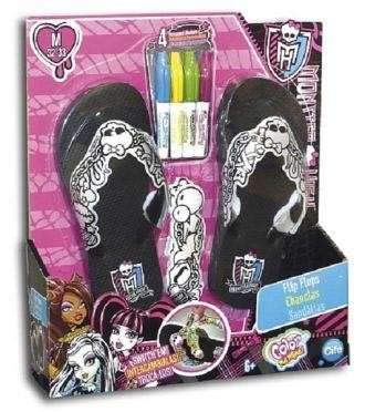 Color Me Mine - Chanclas para Colorear Monster High