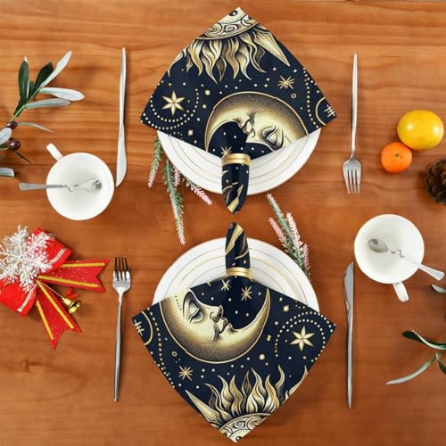 Servilletas de Tela Boho Multicolor Set de 6 20x20 pulgadas miniatura 5