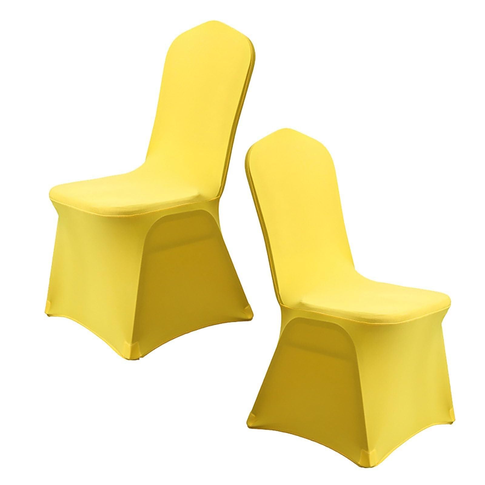 NMVAWIPT Chair Cover, Polyester Spandex Stretch, Slipcovers Washable & Removable, For Weddings, Dining Parties, Celebrations(R#,2pcs)