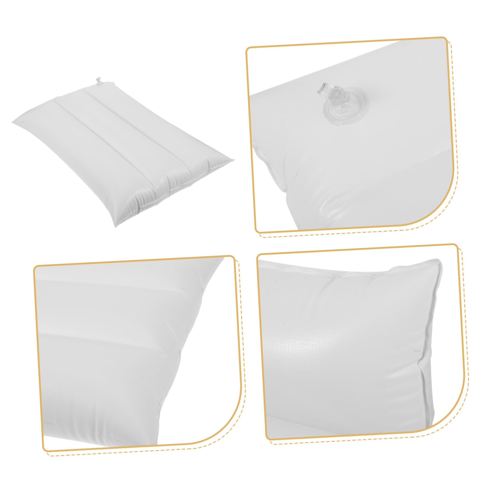 minkissy Multi-Functional Inflatable Pillow for Camping Air Pillow for Airplane Travel Lumbar