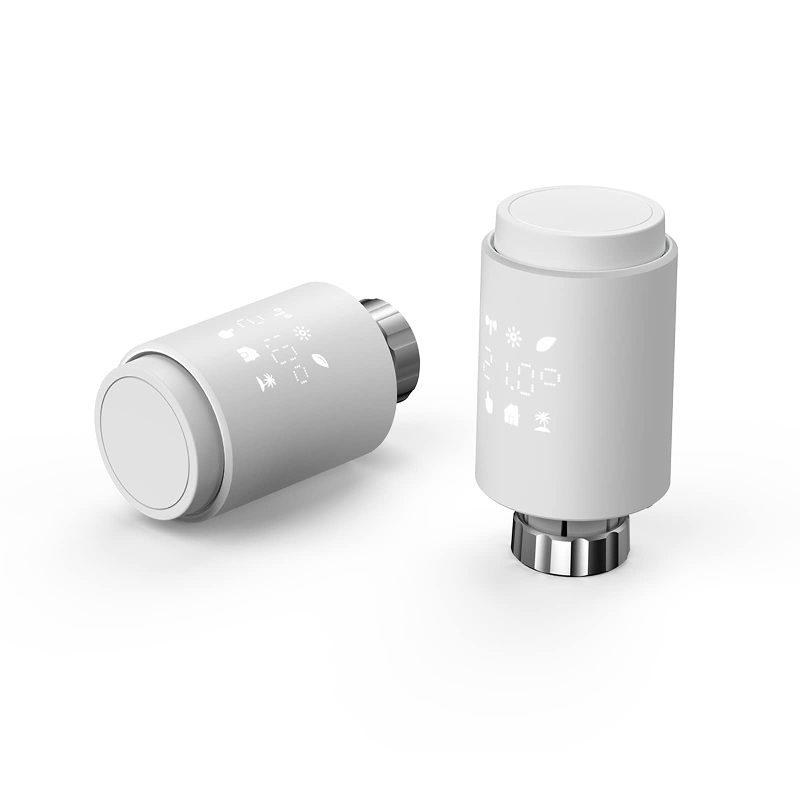 Zigbee Thermostat Vanne De Radiateur, Thermostat Programmable Intelligent, Réchauffeur De Température, Alexa, Commande Vocale Googlehome