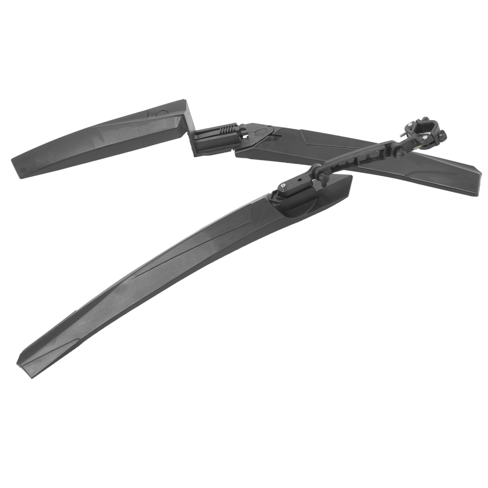 Toddmomy Guardabarros Delantero y para Bicicleta De Montaña. Calcomanías De Bicicleta Partes De La Montaña Cubierta De De Cross Pedales Agua De Lodo Black El Plastico