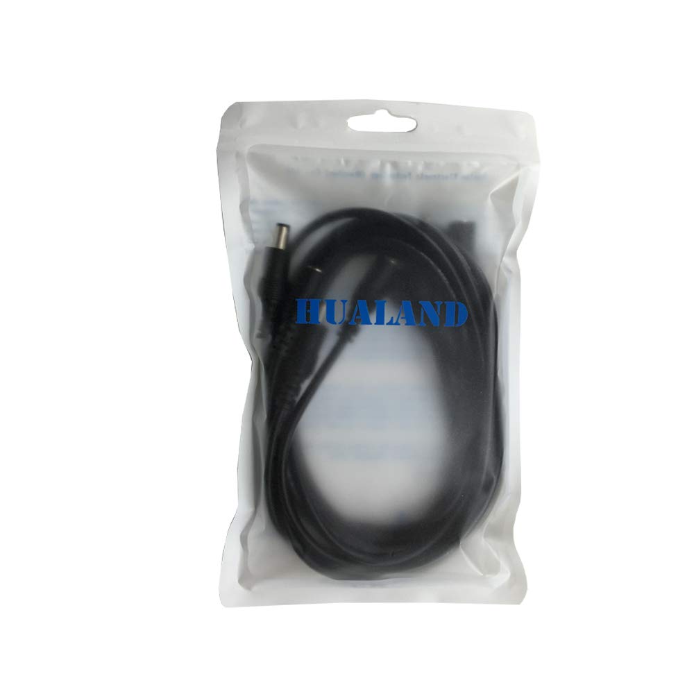 4pcs/pack1m/3.28ft Black 5.5mm x 2.5mm DC Plug Extension Cable DC Extension Cable Cord with Male to Female Connectors DC Power 12V Barrel Male Plug Connector