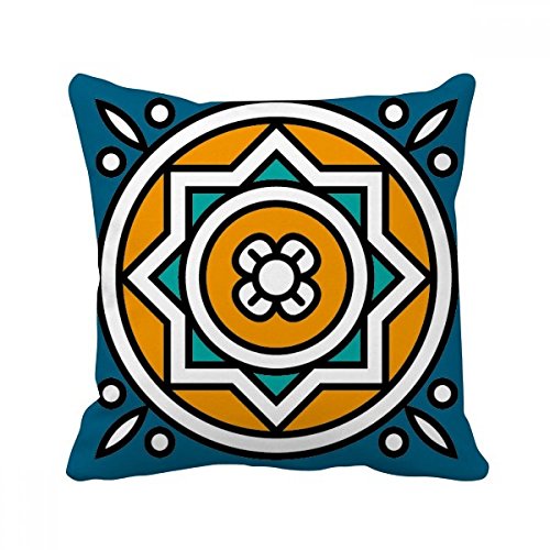 Coussin géométrique Maroc 40x40cm multicolore avec insert oreiller décoration maison - 2