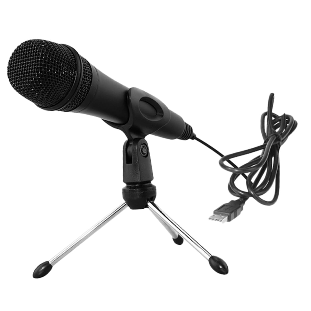BESPORTBLE Microfono Condensatore Materiale Abs e Metallo Cattura Vocale Accurata USB Cavo per Streaming e Conferenze per Performance Sul Palco e Trasmissioni Radio