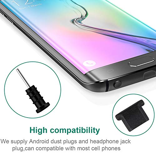Frienda 32 Piece Cell Phone Cleaning Kit, Headphone Jack Cleaning Tool, USB Charging Port and Anti Dust Plug, Compatible with Note 8, LG V30+, V30, and Other Micro USB Charging Port Android Devices