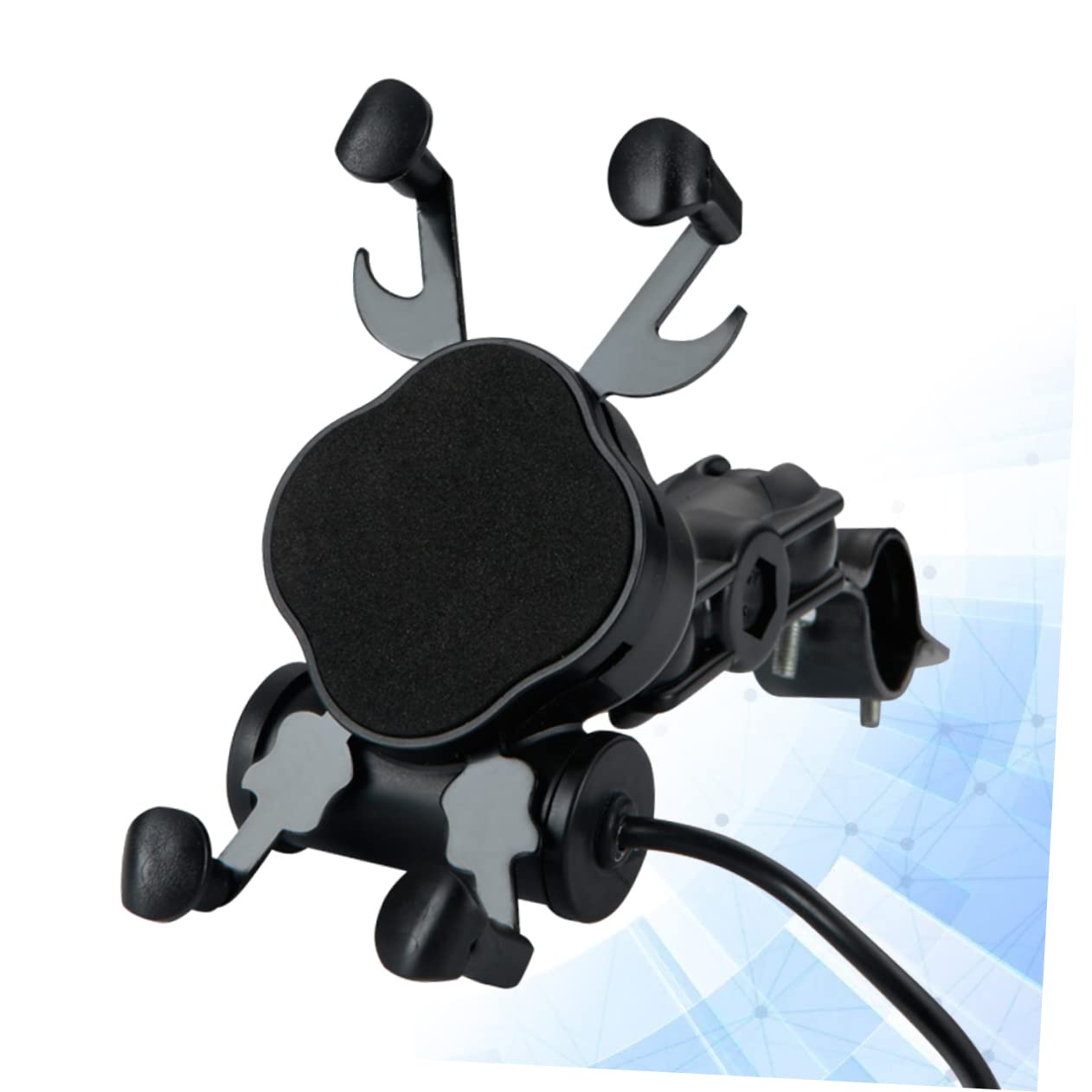 BESTonZON 2pezzi Per Smartphone Per Caricabatterie Usb Per Manubrio e Accessorio Multi Per Ciclisti