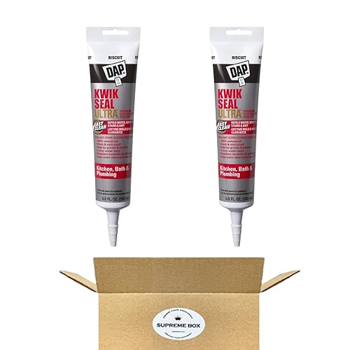 DAP - Kwik Seal Ultra Biscuit 5.5 oz Sellador Siliconizado Premium  Paquete de 2