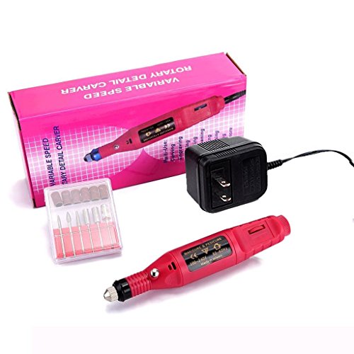 BNG 20000 RPM Electric Nail Art Drill File Buffer Bits Manicure Pedicure Acrylic Gel Polish Callus Removal Nail Salon Tool