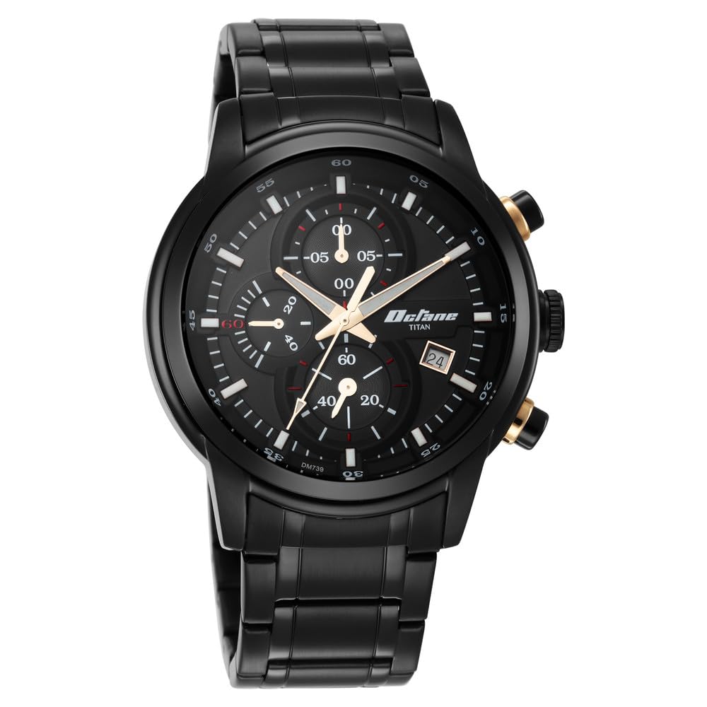 Octane Black Dial Chronograph Watch for Men-NS90086KM05/NT90086KM05-image-23