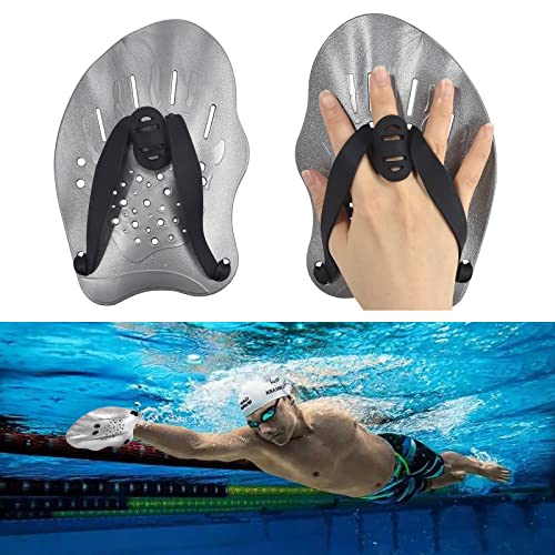 Schwimm Paddles Mit Verstellbaren Bändern - Professionelle Schwimmhilfen Für Erwachsene & Kinder