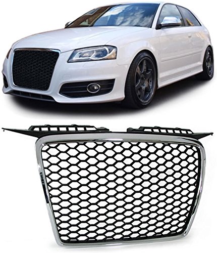 Calandre Sport Noire Pour Audi A3 8L (Phase 1 & 2) - 1996 à 2003