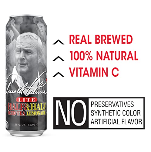 Image of AriZona Arnold Palmer Half and Half - Big Can, 22 Fl Oz (Pack of 24)