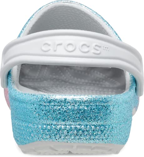 Image of Crocs Classic Shimmer /Multi Clog-(206992-0ZT)-9 Kids UK (C9)