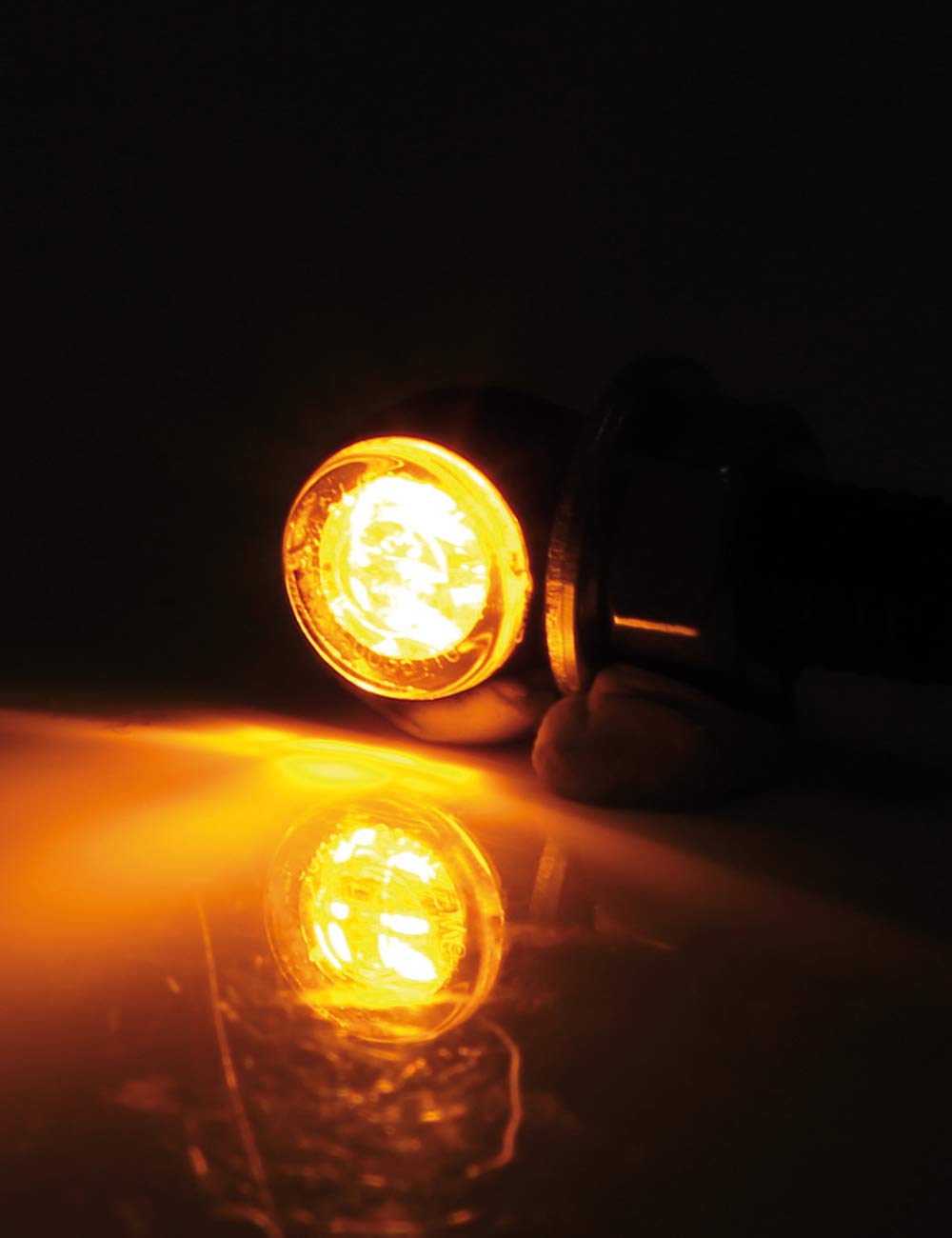 HIGHSIDER Moto 2en1 LED intermitente/luz de posición ProtonTwo, E-approved (pack de 2)