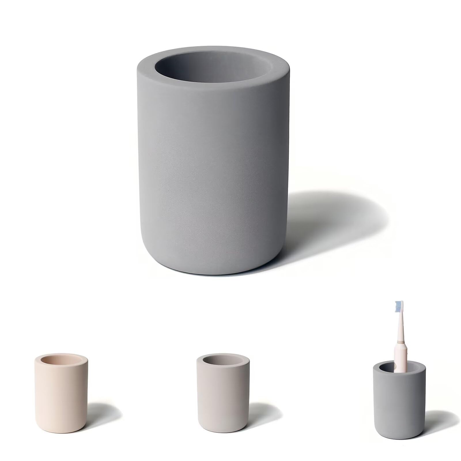 Amazon｜HeiDiga 歯ブラシすたんど 珪藻土 歯ブラシホルダー 歯ブラシ