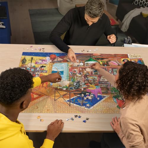 Puzzle 3000 pièces : La curieuse collection Ravensburger France - vue 7