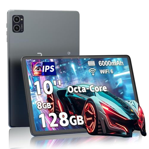 Image of Azeyou Android Tablet 10 Inch, Octa-Core, 8GB+128GB WiFi 6