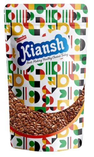 Image of Kiansh Dry fruits Nuts And Seeds (Alsi /Flax Seeds, 250g)
