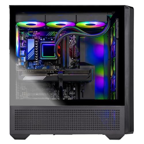 Image of Skytech Gaming Edge Gaming PC, AMD Ryzen 7 7800X3D 4.2GHz, AMD RX 9070XT 16GB VRAM, 1TB Gen4 NVMe SSD, 24GB DDR5 RAM 6000, 850W Gold ATX 3 PSU, 360 ARGB AIO, WI-FI 5, Windows 11, Desktop