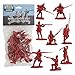 LOD Revolutionary War British Light Infantry - 16 Red Soldier Figures 1:32 Scale