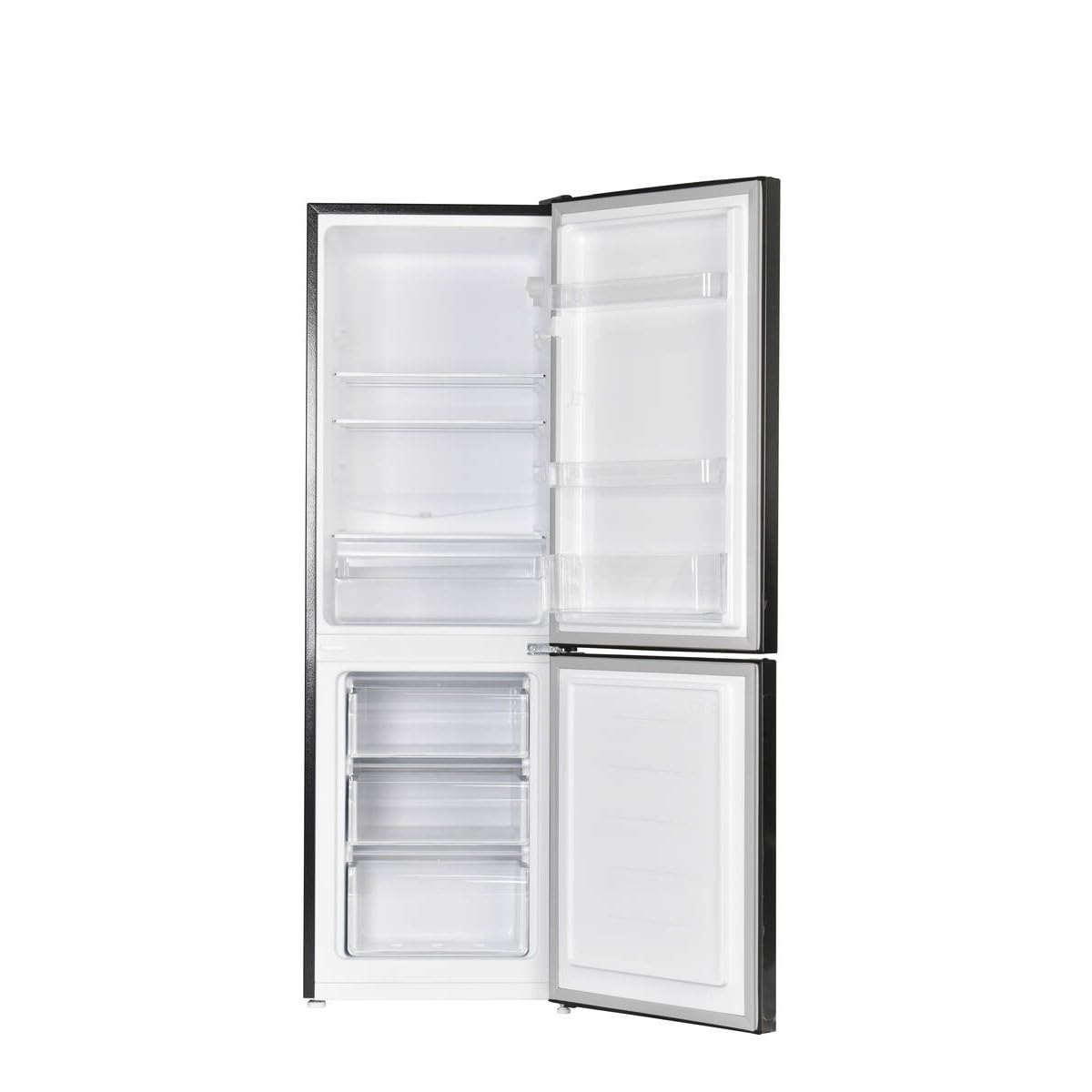 FrigeluX Réfrigérateur Combiné Noir RC168NE 157L