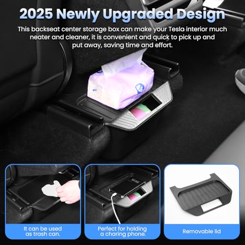 Image of Shademax Trash Can for 2025 2026 Tesla Model Y Juniper