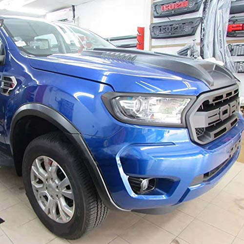 DOOd Exterior auto Vehicle Accessories Rear Trim Lights Covers headlamp Cover Tail Lights Covers fit for Ford Ranger T7 T8 XL XLS XLT wildtrak 2018-2020 Pickup car Parts