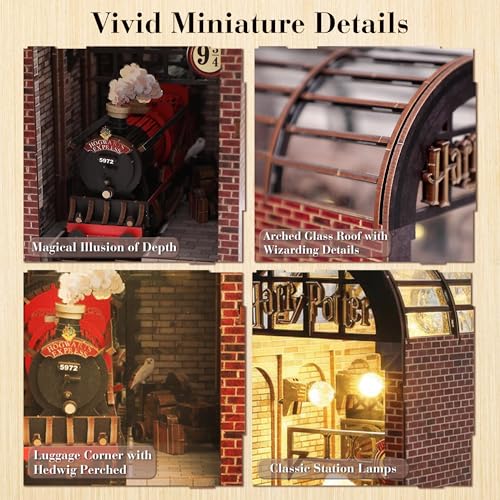CRAFTHUB Harry Potter Hogwarts Express Book Nook Kit thumbnail 4