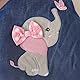 WYTbaby Baby Mädchen Kleidung Kurzarm bekleidungssets Geraffte Strampler + Elefant Jeans Sommerkleidung Baby Outfits 3-6 Monate