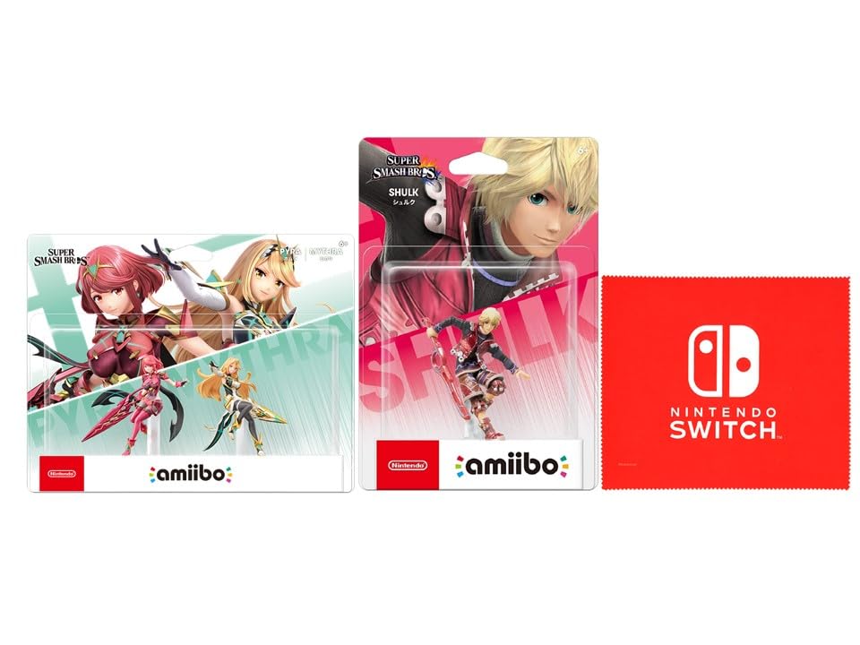Amazon.co.jp: amiibo ダブルセット[ホムラ/ヒカリ] + amiibo シュルク 