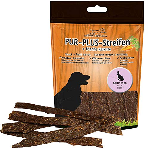 Pur Plus kaustreifen coniglio + Carota 100% senza