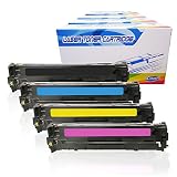 Inktoneram Remanufactured Toner Cartridges Replacement for HP 128A CE320A CE321A CE322A CE323A Laser